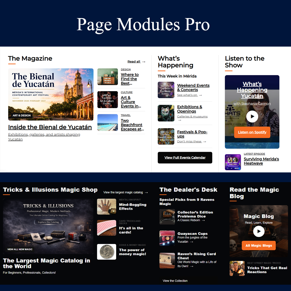 WA Page Modules Pro